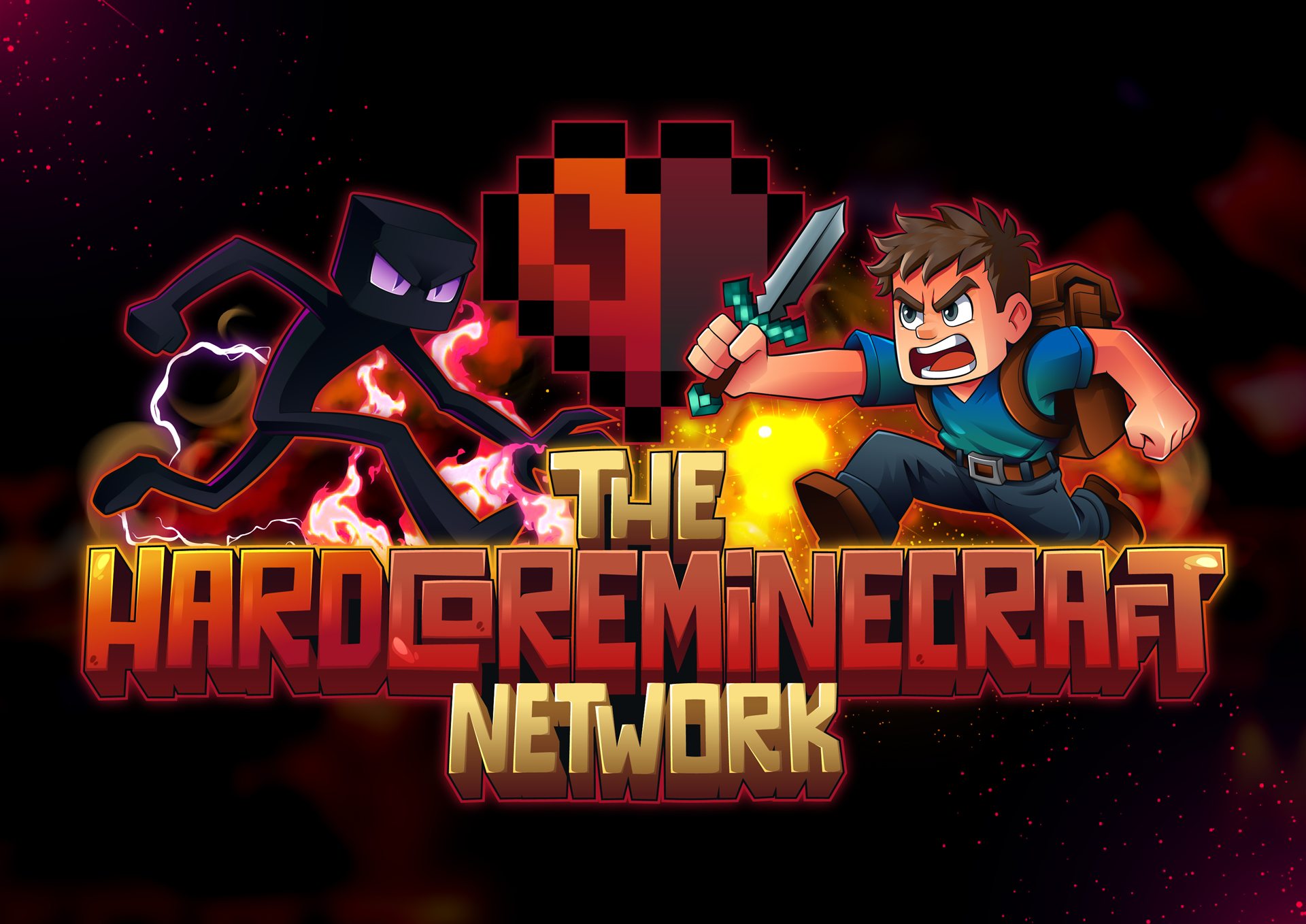 The Hardcore Minecraft Network key artwork